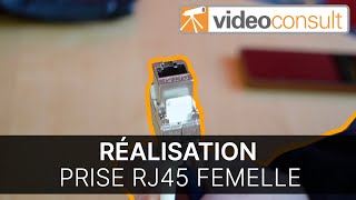 Tutoriel  réaliser et sertir une prise RJ45 femelle Schéma B  Norme T568B [upl. by Bowers]