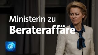 Verteidigungsausschuss Berateraffäre belastet von der Leyen [upl. by Novled795]