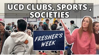 Freshers Week University College Dublin UCD CLUBS SPORTS amp SOCIETIES  INDIAN STUDENT  VLOG 29 [upl. by Ynnel517]