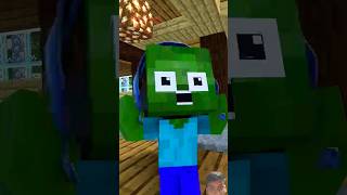 When AirPods are out of battery minecraft zombie minecraft animationsBaby minecraftmemes memes [upl. by Mitchel]