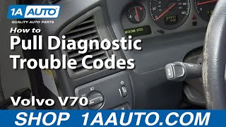 How to Pull Up Volvo Diagnostic Trouble Codes [upl. by Enileqcaj]