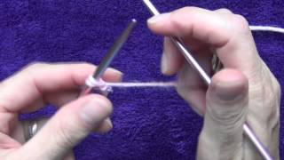 How to Knit  Casting on with 2 Needles [upl. by Eseyt157]