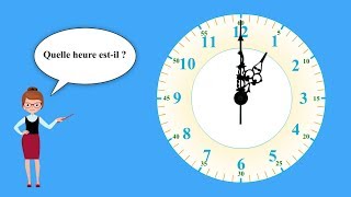 【FLE A1】 Quelle heure estil  What time is it [upl. by Asile]