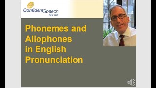 Phonemes and allophones in English pronunciation [upl. by Pudens]