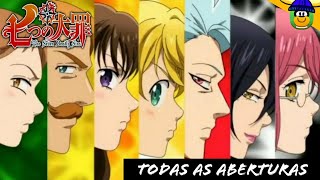 🍻  TODAS AS ABERTURAS DE NANATSU NO TAIZAI  The Seven Deadly Sins [upl. by Cherise]