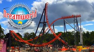 Dreamworld Steel Taipan Construction Update  New Rollercoaster 2021 [upl. by Weiler]