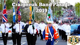 Craigneuk Band Parade  Wishaw 2019 [upl. by Atrebor416]