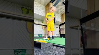 Kids fun activities Golf youtubeshorts [upl. by Muffin]