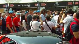 Madalina Ghenea at the 2011 Mille Miglia  part 1 [upl. by Bellew]