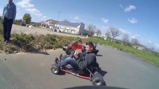 marade avec karting électrique avec un alternateur en moteur [upl. by Drofnats701]