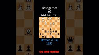 Part 2 Incredible finish by Tal 😱😱 chessolympiad2024 chess shorts ytshorts [upl. by Nagard]