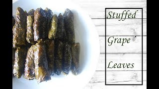 Dolma Stuffed Grape Leaves [upl. by Kciredor]