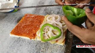 PERI  PERI SANDWICH  MOUTH BLASTING TASTE  THE STREET CHEF   RS 150 [upl. by Annawak]