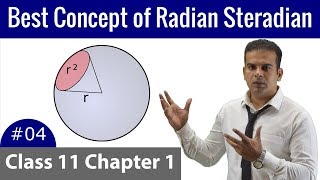 Supplementary Units  Radian And Steradian In Physics Hindi  Urdu  Physics Class 11 Chapter 1 [upl. by Cherry]