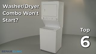 WasherDryer Combo Washer Wont Start — WasherDryer Combo Troubleshooting [upl. by Harlin351]