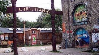 Turismo por el mundo Christiania el barrio libre de Copenhague [upl. by Ydnic18]