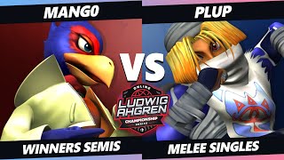 LACS 4 Winners Semis  Mango Falco Vs Plup Sheik SSBM Melee Tournament [upl. by Teahan]