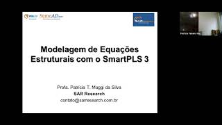 Dia 26 Workshop 12  Modelagem de Equações Estruturais com o SmartPLS3 [upl. by Gershom]