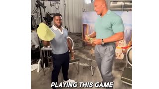 The Rock amp Kevin Hart  Tortilla Slap Challenge 😂 Try not to laugh 😂😂😂 [upl. by Ireland24]