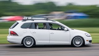 Modified Jetta TDI Sportwagen  One Take [upl. by Oidgime]