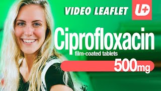 CIPROFLOXACIN 500 mg  What it is for how to use dose warnings and side effects [upl. by Ydarb332]