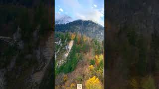 Bavarian Alps from Neuschwanstein Castle  Autumn 🍂 in Germany  Visit Germany 🇩🇪 [upl. by Enialem]