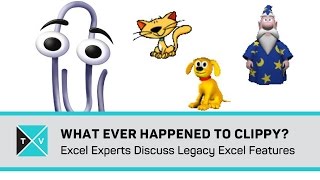 Legacy Excel Features  Clippy and other Excel Characters [upl. by Weiman]