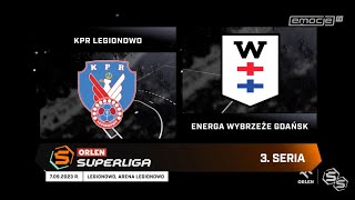 3 seria Zepter KPR Legionowo  Energa Wybrzeże Gdańsk SKRÓT [upl. by Nagud]