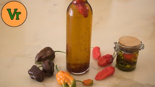 Comment faire l’huile pimentée maison  Habanero et bhut jolokia [upl. by Bradski448]