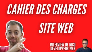 Cahier des charges de sites internet  comment le créer [upl. by Christoper]