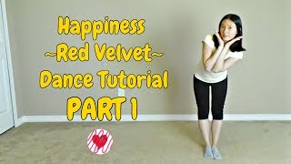 Happiness Red Velvet Mirrored Dance Tutorial Part 1 [upl. by Martina]