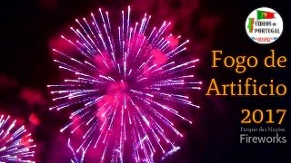 Fogo de artificio 2017  Feliz Ano Novo  Parque das Nações Lisboa  Videos Portugal [upl. by Ayad]