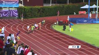 Mens Medley Relay Final  Athletics  Singapore 2010 Youth Games [upl. by Alekehs]