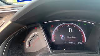 TPMS Reset Calibration 2020 Honda Civic  quick and easy using touch screen [upl. by Sneed]