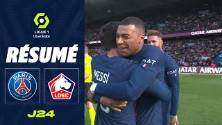 PARIS SAINTGERMAIN  LOSC LILLE 4  3  Résumé  PSG  LOSC  20222023 [upl. by Akela]