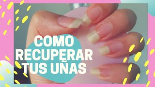 CÓMO QUITAR UÑAS DE GEL ¡SIN USAR ACETONA🤔 [upl. by Adrienne744]