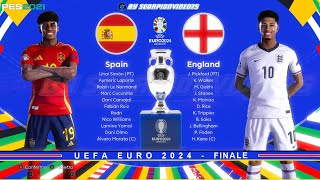 Spagna Vs Inghilterra • UEFA EURO 2024 Finale • Yamal vs Bellingham [upl. by Idnahc]