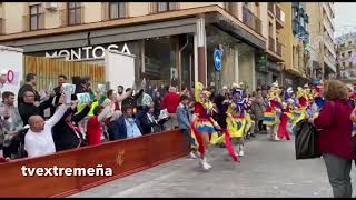 🎭 Desfile de Pasacalles del Carnaval Romano de Mérida [upl. by Ennairac810]