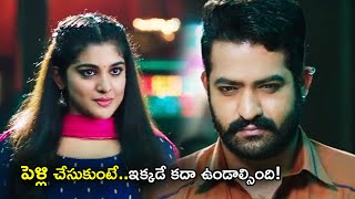 Nivetha Thomas Starts Loving JrNTR Scene  Jai Lava Kusa Movie Scenes  TFC Telugu Cinemalu [upl. by Nivrae]