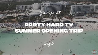 Nissi Beach Foam Party  Ayia Napa Summer Opening Trip Day 5  Party Hard TV Summer 2023 [upl. by Aitekram]