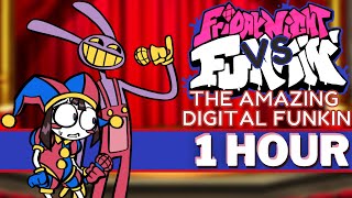 DIGITALIZING  FNF 1 HOUR SONG Perfect Loop VS Pomni Jax amp Caine I The Amazing Digital Circus [upl. by Godred]