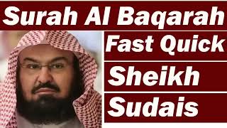 Surah Baqarah Fast Recitation Speedy and Quick Reading in 59 Minutes By Sheikh S 2 [upl. by Marlin]