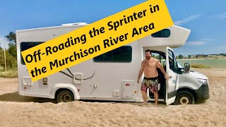 OffRoading a Sprinter in the Murchison River Area [upl. by Antony]