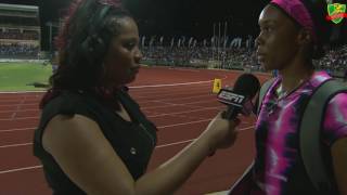 Levern Spencer wins Womens High Jump  2017 Grenada Invitational [upl. by Zetes850]