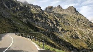 Porsche drive along Grimselpass Furkapass and Sustenpass BondHD vs Goldfinger [upl. by Juetta]