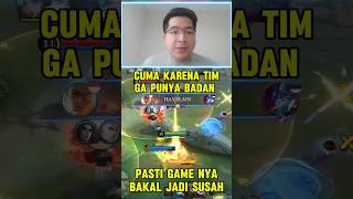 CUMA KARENA TIM GA PUNYA BADAN GAME BAKAL SUSAH devindaniel mobilelegends roamerforever [upl. by Daile]