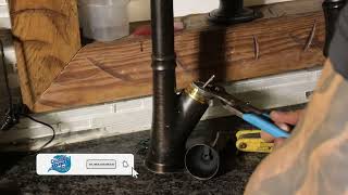 How to fix leaking kitchen faucet delta goose neck [upl. by Arbuckle]