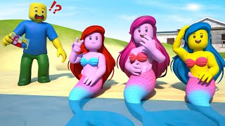 ROBLOX Brookhaven 🏡RP Find Mermaid Girlfriend  Roblox Poke [upl. by Ayrotal275]