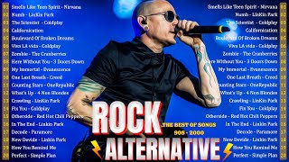 Alternative Rock Of The 90s 2000s️🎤Linkin park Creed AudioSlave Hinder Metallica Evanescence⚡ [upl. by Lemmy493]