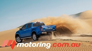 2018 Isuzu DMAX Review  motoringcomau [upl. by Annahoj]